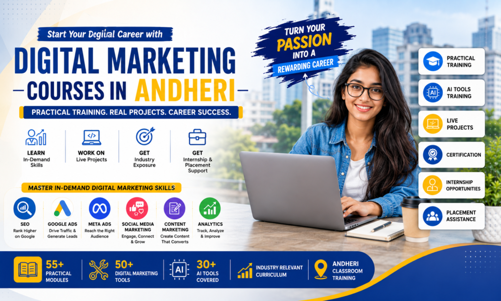Digital Marketing Courses in Andheri: Your Complete Guide to Learning with DGmark Institute